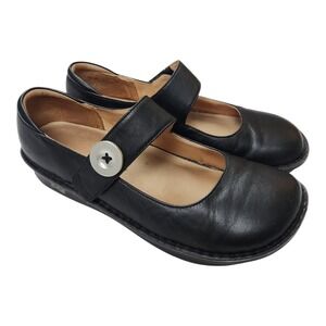 Alegria Paloma Black Leather Mary Jane US 10.5 EU 41 Shoes Y2K